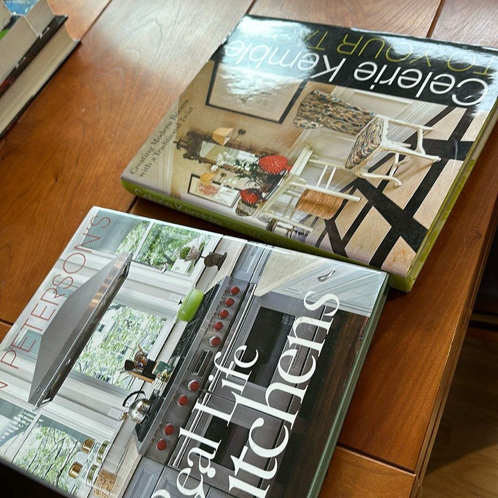 Two full color interior design books